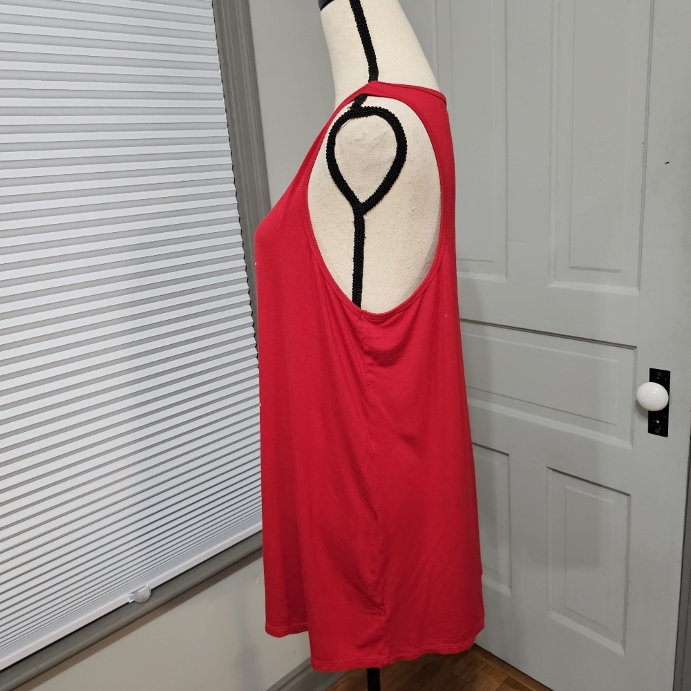 Torrid Super Soft Red Dog Obsessed Tank - Picture 4 of 7